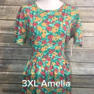 LuLaRoe Amelia Skater Dress with Pockets!